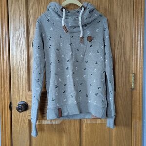 Naketano Gray Anchor Hoodie